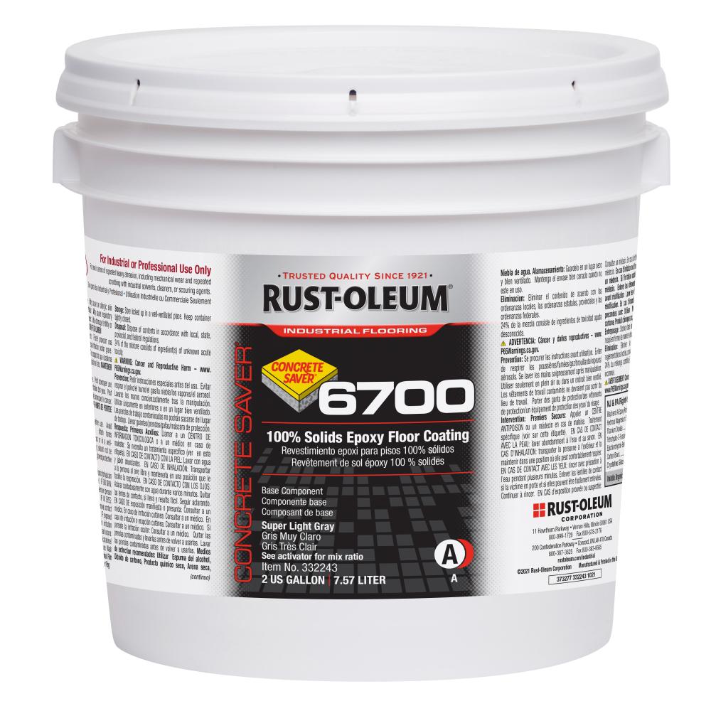 Rust-Oleum Concrete Saver 6700 Super Light Gray, 2 Gallon