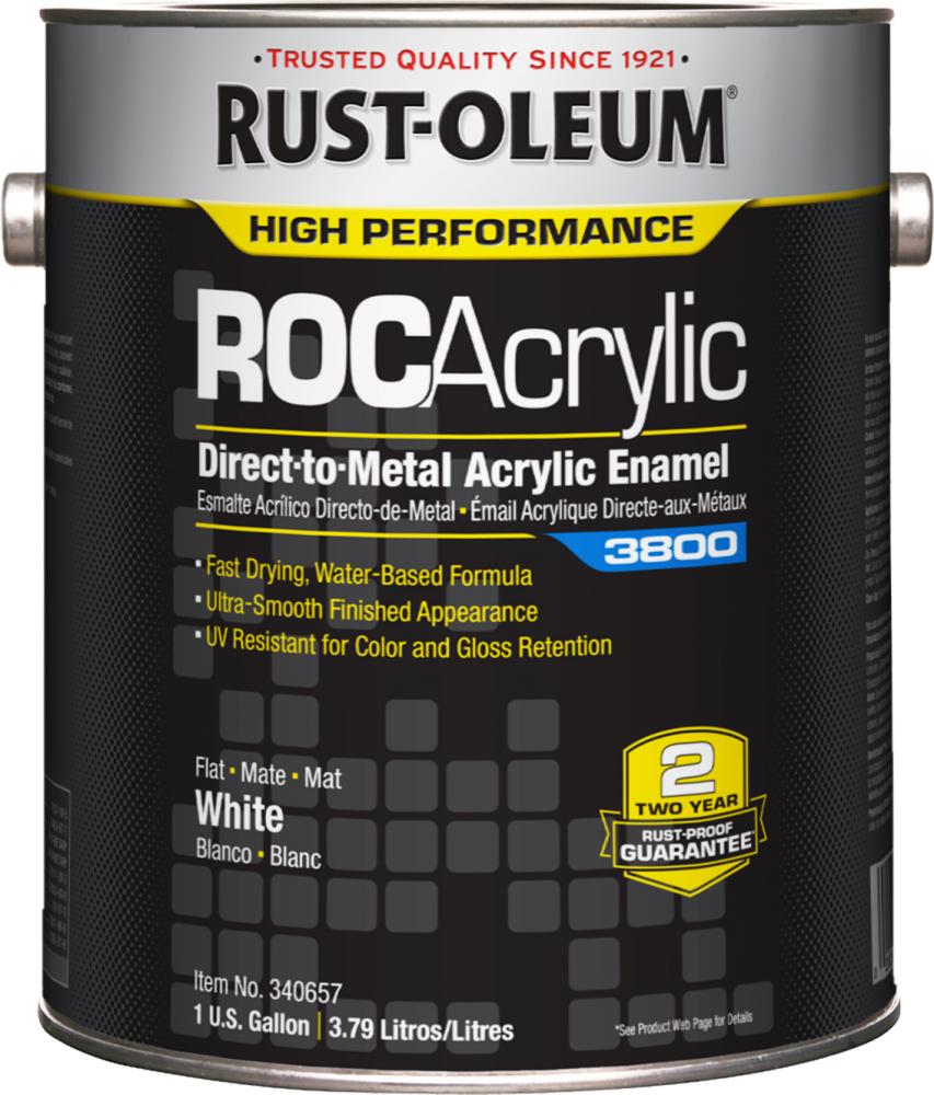 Rust-Oleum High Performance ROCAcrylic 3800 White, 1 Gallon