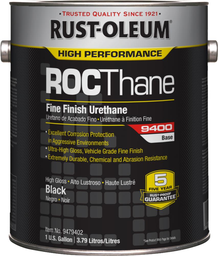 Rust-Oleum High Performance ROCThane 9400 Black, 1 Gallon
