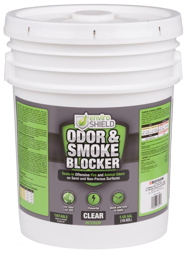 Rust-Oleum EnviroShield Odor & Smoke Blocker - Clear, 5 Gallon