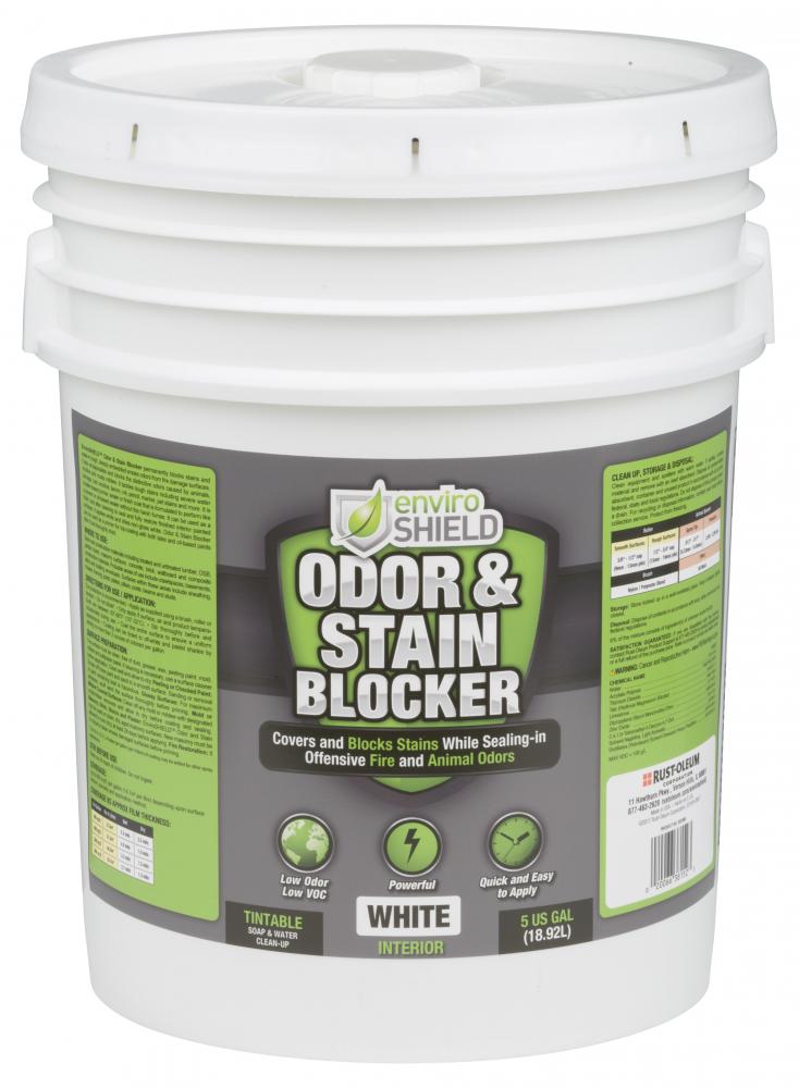 Rust-Oleum EnviroShield Odor & Stain Blocker - White, 5 Gallon