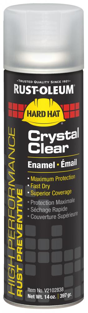 Rust-Oleum Hard Hat High Performance V2100 System Rust Preventive Enamel Spray Paint, Gloss Crystal 