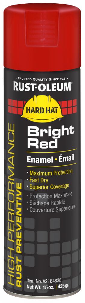 Rust-Oleum High Performance V2100 System Rust Preventive Enamel Spray Paint Gloss Bright Red 15 oz