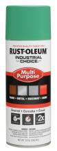 Rust-Oleum Industrial 1633830 - Rust-Oleum Industrial Choice 1600 System Multi-Purpose Enamel Spray Paint, Gloss Safety Green, 12 oz