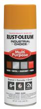 Rust-Oleum Industrial 1643830 - Rust-Oleum Industrial Choice 1600 System Multi-Purpose Enamel Spray Paint, Gloss School Bus Yellow, 