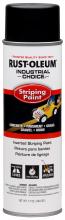 Rust-Oleum Industrial 1677838 - Rust-Oleum Industrial Choice S1600 System Inverted Striping Paint, Black, 18 oz