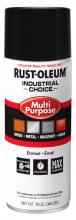 Rust-Oleum Industrial 1679830V - Rust-Oleum Industrial Choice 1600 System Multi-Purpose Enamel Spray Paint, Gloss Black, 12 oz