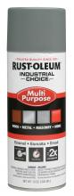 Rust-Oleum Industrial 1688830 - Rust-Oleum Industrial Choice 1600 System Multi-Purpose Enamel Spray Paint, Gloss Smoke Gray, 12 oz