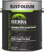 Rust-Oleum Industrial 208031 - Rust-Oleum Sierra MetalMax White Pastel Base, 1 Gallon