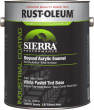 Rust-Oleum Industrial 208040 - Rust-Oleum Sierra Beyond Acrylic White Pastel Base, 1 Gallon
