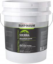 Rust-Oleum Industrial 208041 - Rust-Oleum Sierra Beyond Acrylic White Pastel Base, 5 Gallon