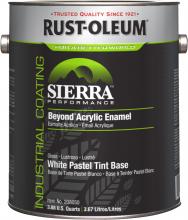 Rust-Oleum Industrial 208050 - Rust-Oleum Sierra Beyond Acrylic White Pastel Base, 1 Gallon