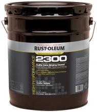 Rust-Oleum Industrial 2348300 - Rust-Oleum High Performance Traffic Marking Flat Yellow, 5 Gallon