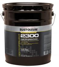 Rust-Oleum Industrial 2391300 - Rust-Oleum High Performance Traffic Marking Flat White, 5 Gallon