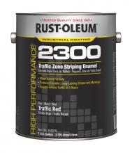 Rust-Oleum Industrial 243276 - Rust-Oleum High Performance Traffic Marking Flat Red, 1 Gallon