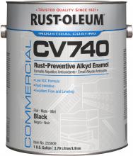 Rust-Oleum Industrial 255609 - Rust-Oleum Commercial COMM 1-GL 2PK CV740 FLAT BLACK, 1 Gallon