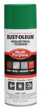 Rust-Oleum Industrial 257401V - Rust-Oleum Industrial Choice 1600 System Multi-Purpose Enamel Spray Paint, Gloss Emerald Green, 12 o