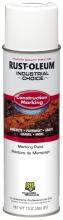 Rust-Oleum Industrial 264692 - Rust-Oleum Industrial Choice M1400 System Water-Based Construction Marking Paint, White, 17 oz