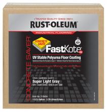 Rust-Oleum Industrial 278494 - Rust-Oleum Concrete Saver FastKote UV Super Light Gray, 1 Gallon Kit