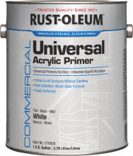 Rust-Oleum Industrial 278808 - Rust-Oleum Commercial Universal Acrylic Primer White, 1 Gallon