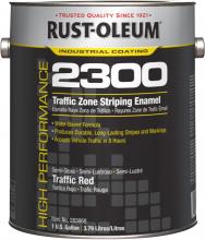 Rust-Oleum Industrial 283868 - Rust-Oleum High Performance Traffic Marking Semi-Gloss Red, 1 Gallon