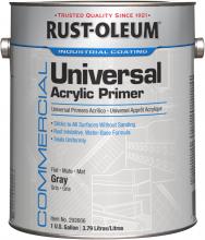 Rust-Oleum Industrial 292606 - Rust-Oleum Commercial Universal Acrylic Primer Gray Primer, 1 Gallon