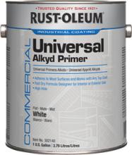 Rust-Oleum Industrial 302140 - Rust-Oleum Commercial Universal Alkyd Primer, Flat White, 1 Gal