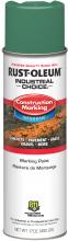 Rust-Oleum Industrial 314062 - Rust-Oleum Industrial Choice M1400 System Water-Based Construction Marking Paint, Safety Green, 17 o