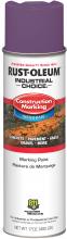 Rust-Oleum Industrial 316312 - Rust-Oleum Industrial Choice M1400 System Water-Based Construction Marking Paint, Safety Purple, 17 