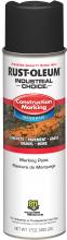 Rust-Oleum Industrial 359824 - Rust-Oleum Industrial Choice M1400 System Water-Based Construction Marking Paint, Black, 17 oz