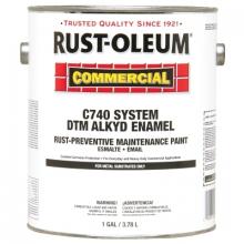 Rust-Oleum Industrial 255554 - Rust-Oleum Commercial C740 System <400 VOC DTM Alkyd Enamel Rust-Preventive Maintenance Paints