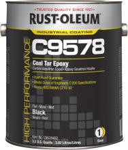Rust-Oleum Industrial C9578402 - Rust-Oleum High Performance ROCEpoxy C9578 Coal Tar Epoxy, 1 Gallon