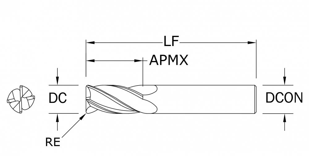 4 FL Corner Radius