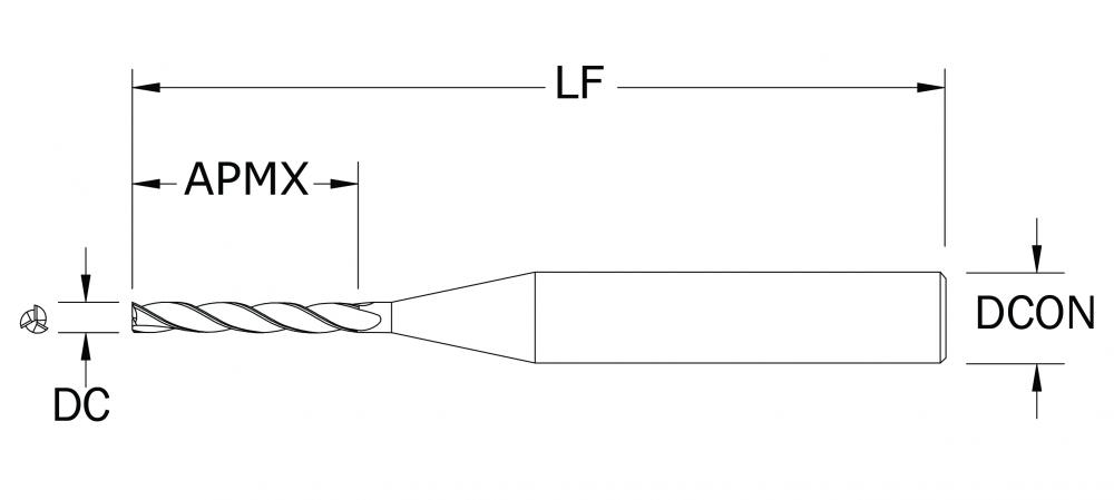 Micro EM 3FL Square Long