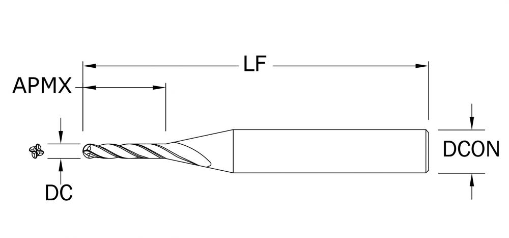 Micro EM 4FL Ball Extended Len