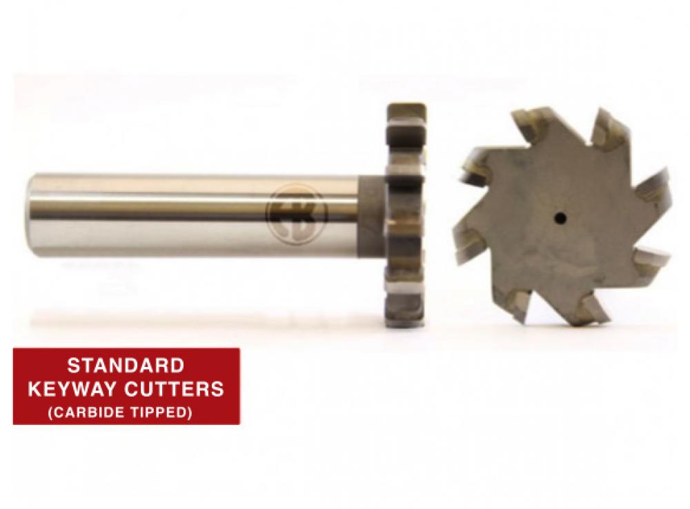 1 X 7/32 CARBIDE TIPPED KEYWAY CUTTER-STAGGERED TOOTH