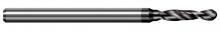 Harvey Tool DDA0995-C4 - 2.527 mm Drill DIA x 17.000 mm Flute Length - 2 FL - Amorphous Diamond Coated