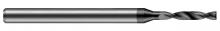 Harvey Tool FBD0354-C3 - 0.900 mm Drill DIA x 6.000 mm Flute Length - 2 FL - AlTiN Coated