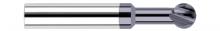 Harvey Tool 23209-C3 - 0.1406" (9/64) Cutter DIA x 0.5000" (1/2) Neck Length x 270° Wrap Angle - 4 FL - AlTiN Coate
