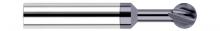 Harvey Tool 979224-C3 - 0.3750" (3/8) Cutter DIA x 1.0000" (1) Neck Length x 300° Wrap Angle - 4 FL - AlTiN Coated