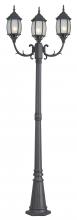  IOL145BK-HD - Hayden, Spec. IOL145BK-HD, 3 Lt Outdoor Post Light, Frost Glass, 100W Type A, 25 IN x 81 IN